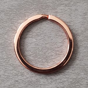 Schlüsselring rund rosegold