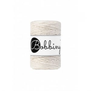 Bobbiny Garn "natural" 100m Rolle (1,5mm gezwirnt)