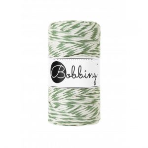 Bobbiny Garn "magic green" 100m Rolle (3mm gezwirnt)