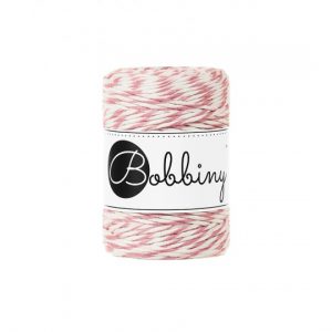 Bobbiny Garn "magic pink" 100m Rolle (1,5mm gezwirnt)