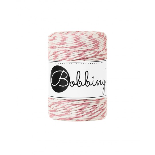 Bobbiny Garn "magic pink" 100m Rolle (1,5mm gezwirnt)