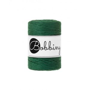 Bobbiny Garn "pine green" 100m Rolle (1,5mm gezwirnt)