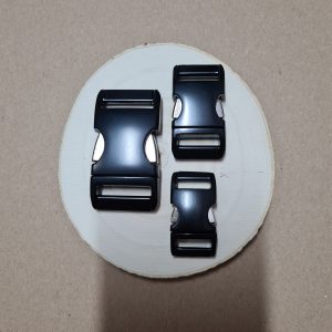 Steckschnalle schwarz groß (25mm)