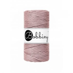 Bobbiny Garn "mauve" 100m Rolle (3mm gezwirnt)