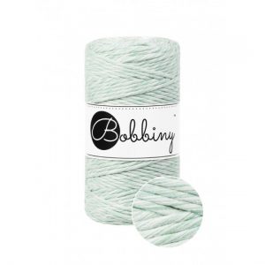 Bobbiny Garn "mint shake" 100m Rolle (3mm gezwirnt)