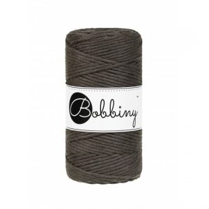Bobbiny Garn "espresso" 100m Rolle (3mm gezwirnt)