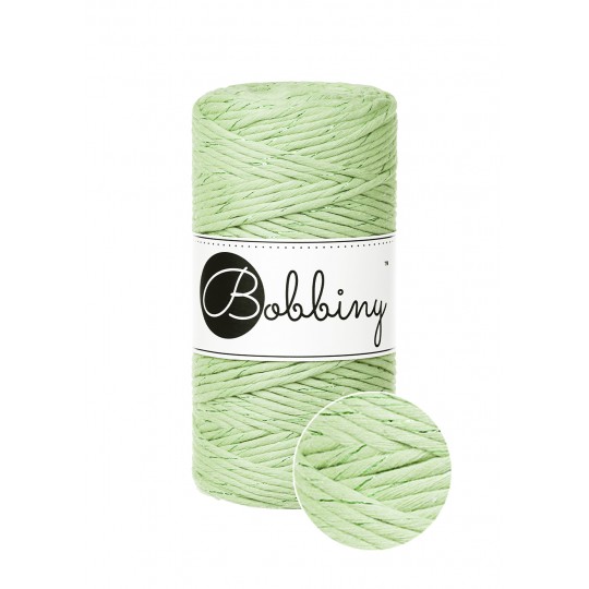Bobbiny Garn "UNICOLOR matcha" 100m Rolle (3mm gezwirnt)