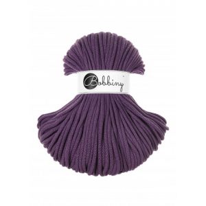 Bobbiny Garn "violet" 100m Rolle (5mm geflochten)