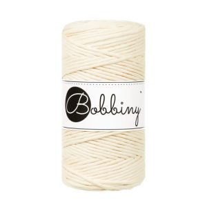 Bobbiny Garn "butter yellow" 100m Rolle (3mm gezwirnt)