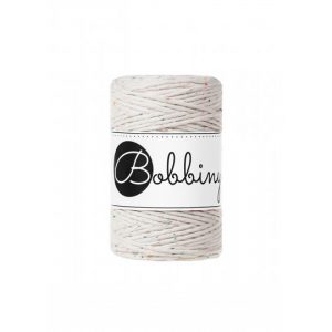 Bobbiny Garn "rainbow dust" 100m Rolle (1,5mm gezwirnt)