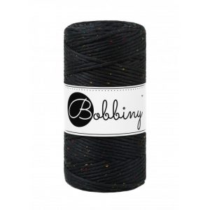 Bobbiny Garn "midnight dust" 100m Rolle (3mm gezwirnt)